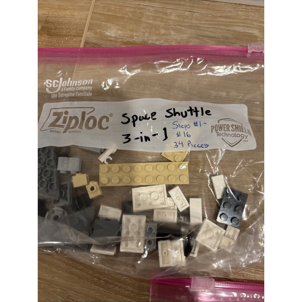 Lego Creator 3 In 1: Space Shuttle #31134 / 144 Pieces / 100% Complete Orig Box - Picture 11 of 16